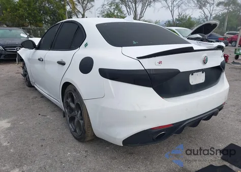 2019 Alfa Romeo Giulia Ti Sport Rwd from USA, damaged, VIN ZARFAMBNXK7603478